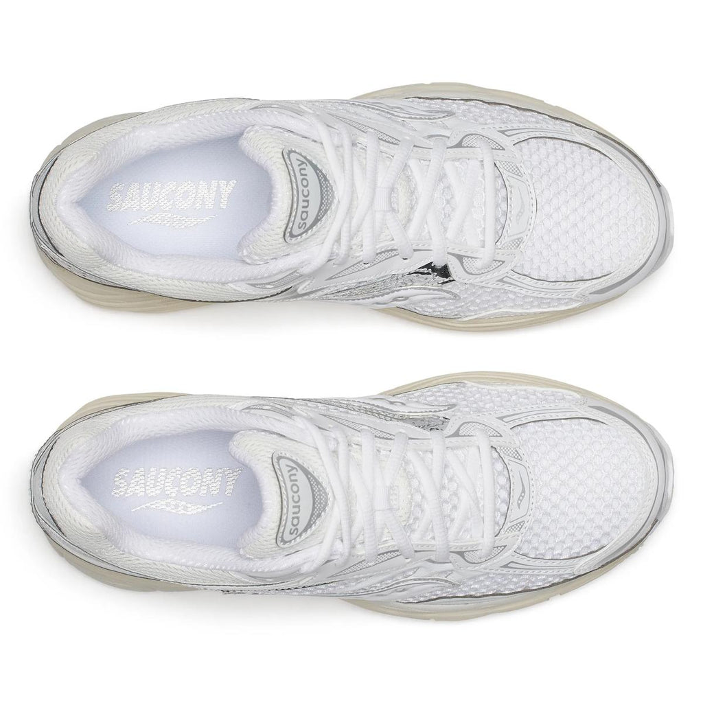 Saucony ProGrid Omni 9 — Blanc / Crème