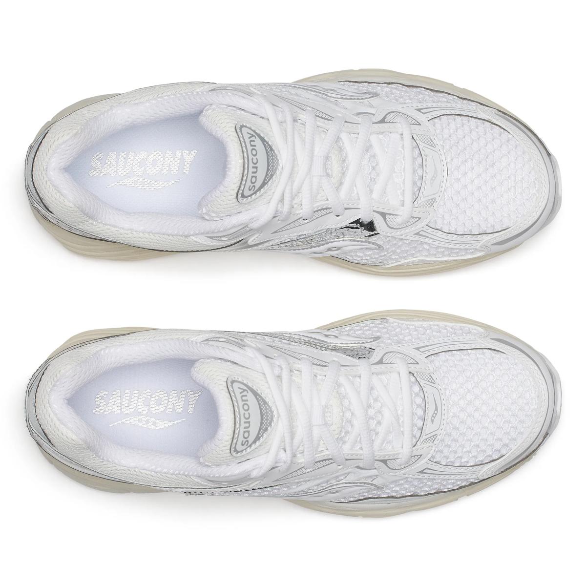 Saucony ProGrid Omni 9 — Blanc / Crème