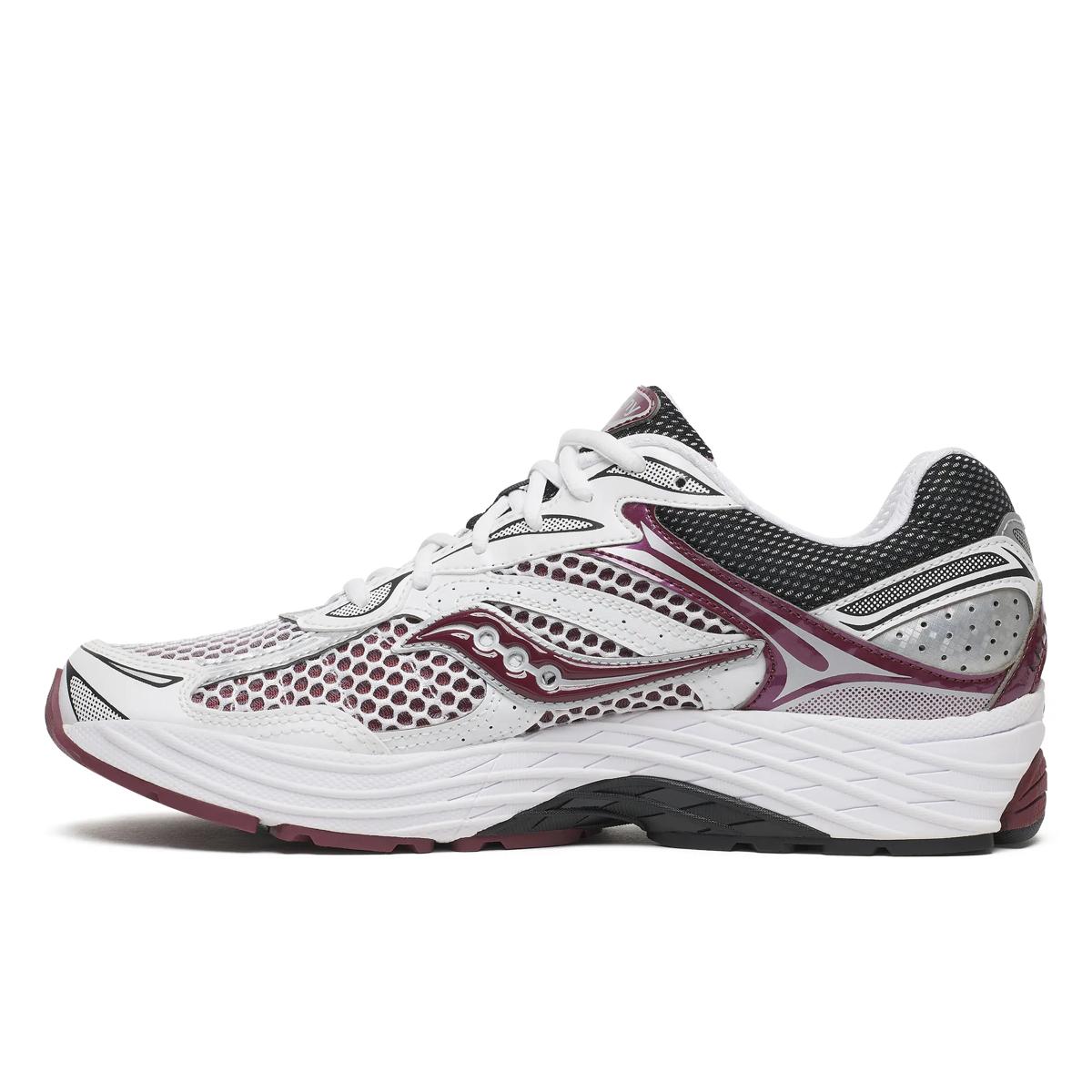 Saucony ProGrid Omni 9 — Blanc / Bordeaux