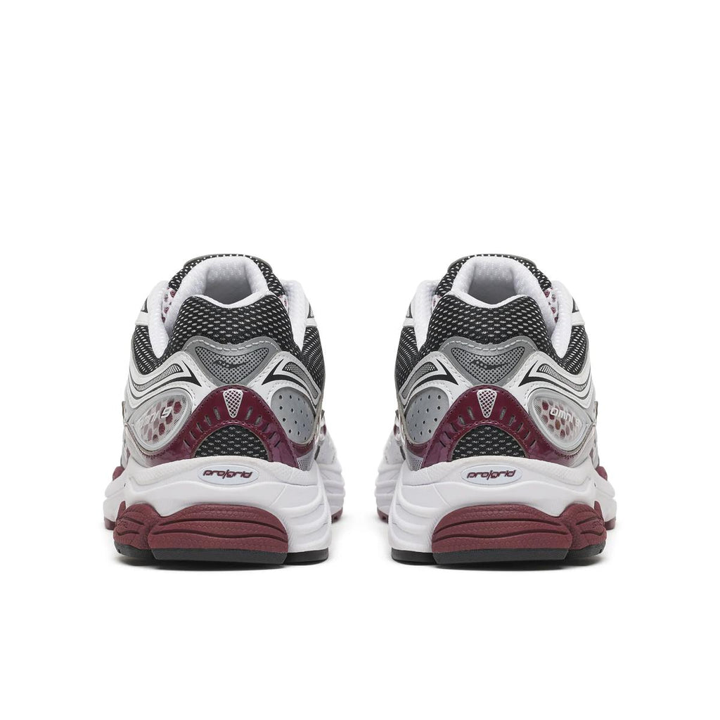 Saucony ProGrid Omni 9 — Blanc / Bordeaux
