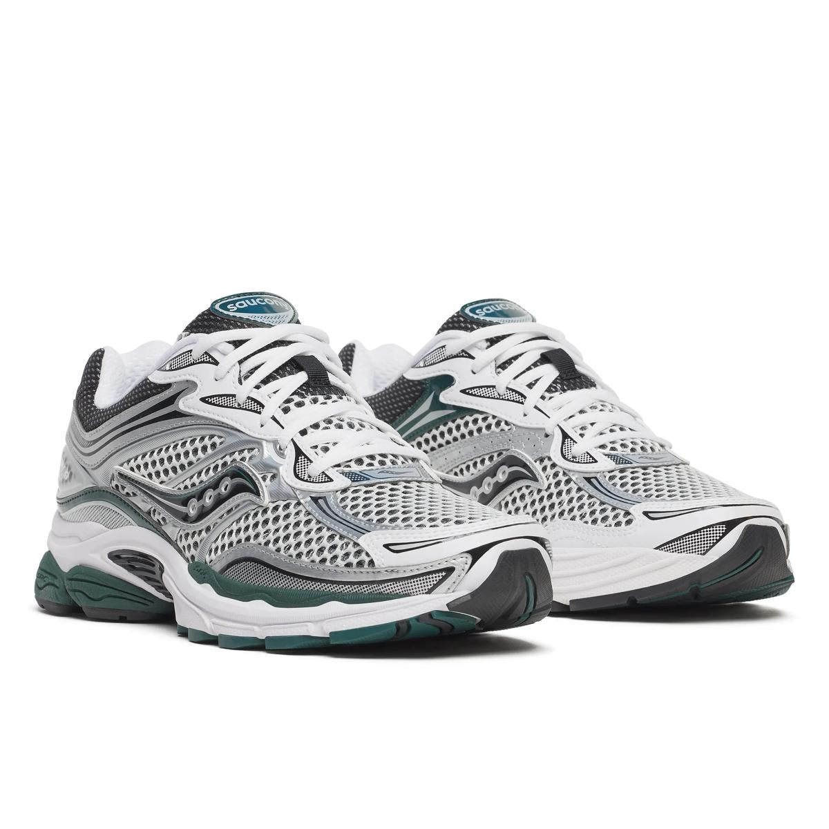 Saucony ProGrid Omni 9 — Blanc / Sarcelle