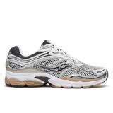 Saucony ProGrid Omni 9 — Argent / Beige / Noir