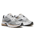 Saucony ProGrid Omni 9 — Argent / Beige / Noir