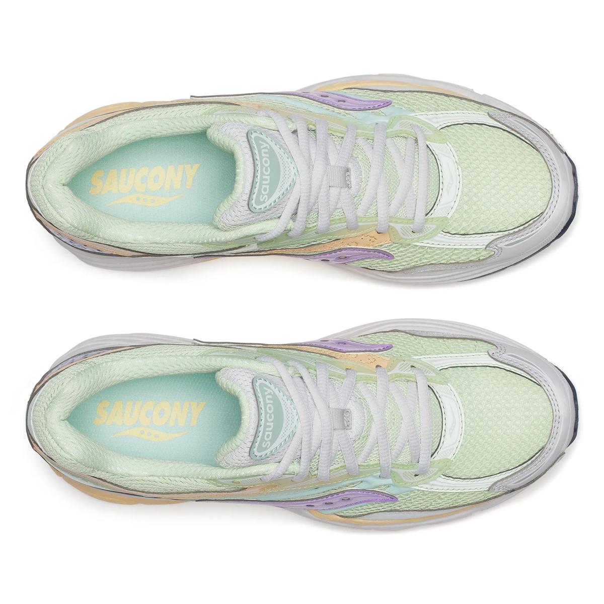 Saucony ProGrid Omni 9 — Menthe / Lilas pastel