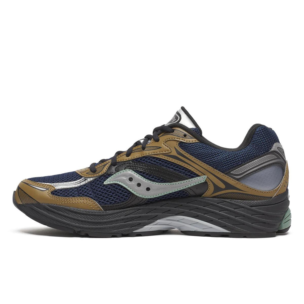 Saucony ProGrid Omni 9 — Marine / Marron / Vert