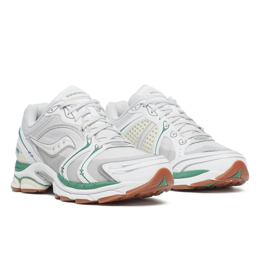 Saucony ProGrid Triumph 4 — Blanc / Vert