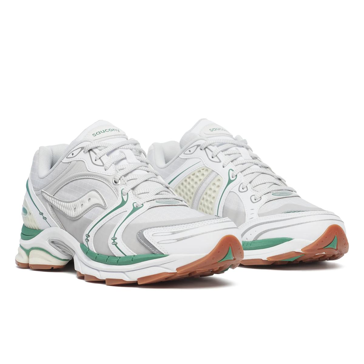 Saucony ProGrid Triumph 4 — Blanc / Vert