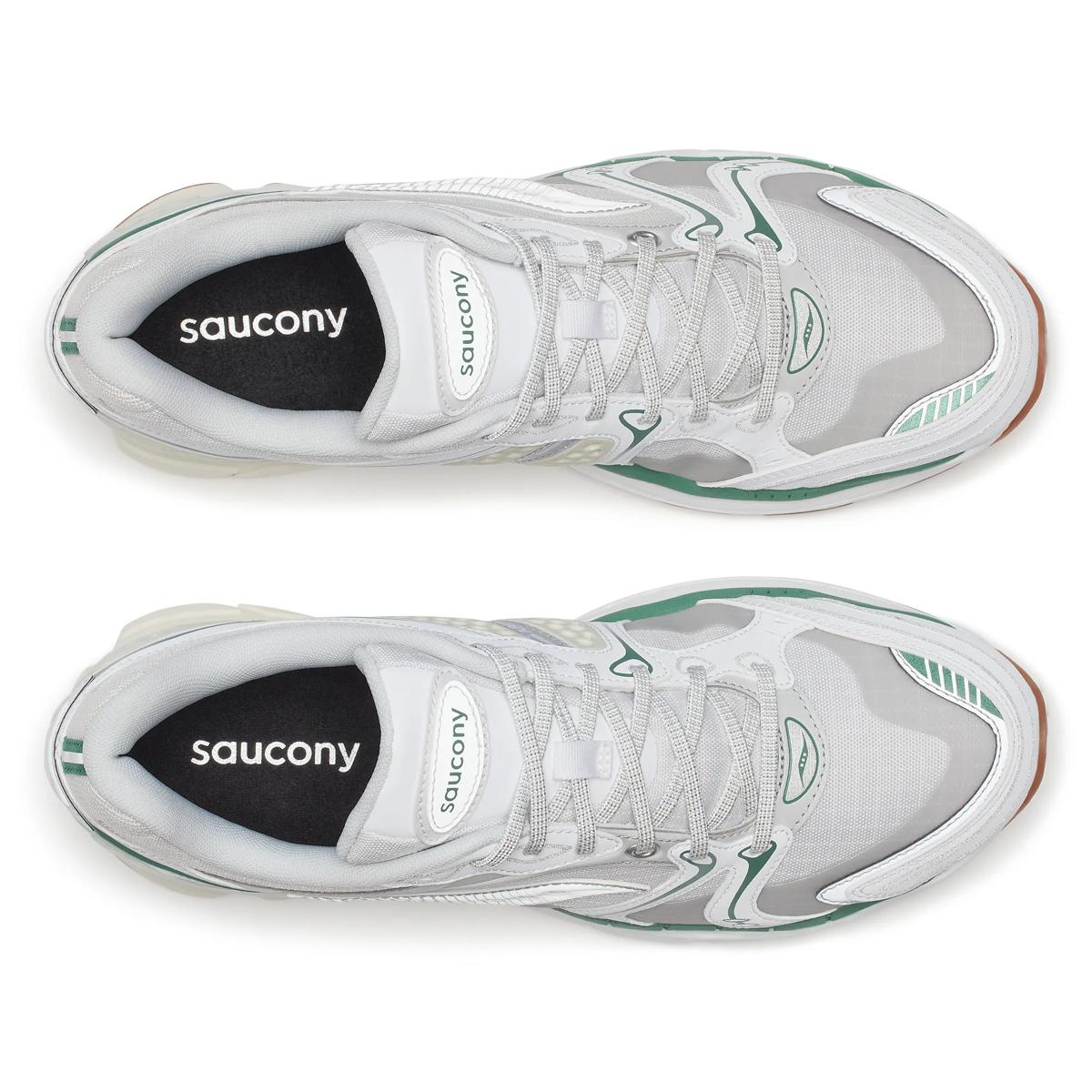 Saucony ProGrid Triumph 4 — Blanc / Vert