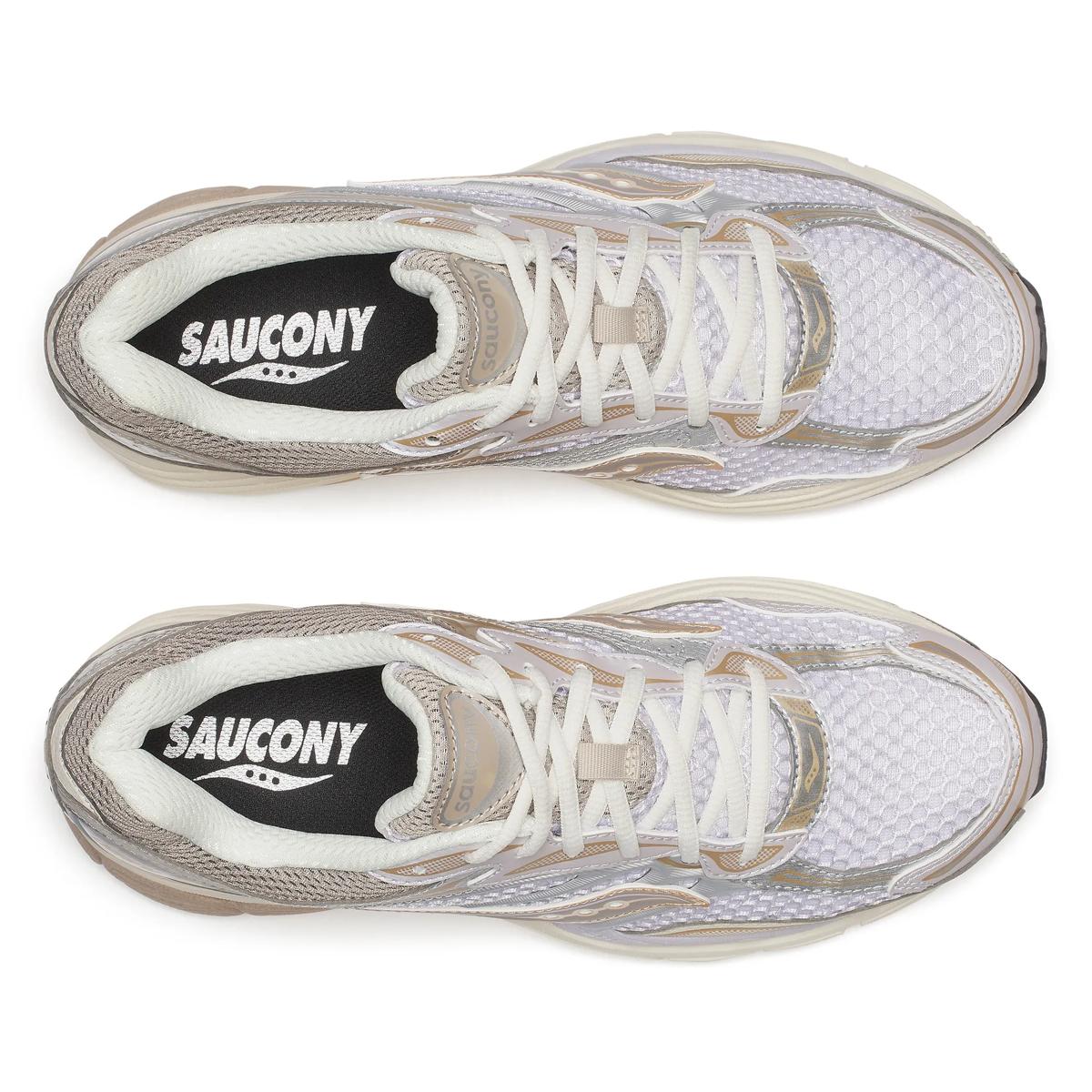 Saucony ProGrid Omni 9 — Crème / Argent