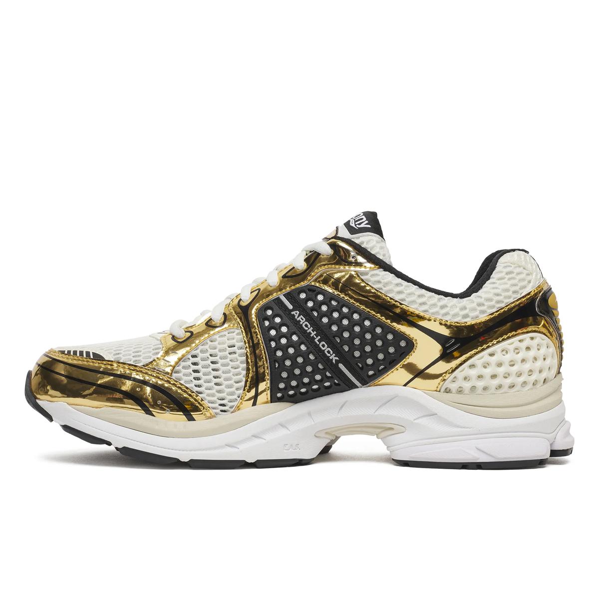 Saucony ProGrid Triumph 4 — Blanc / Or