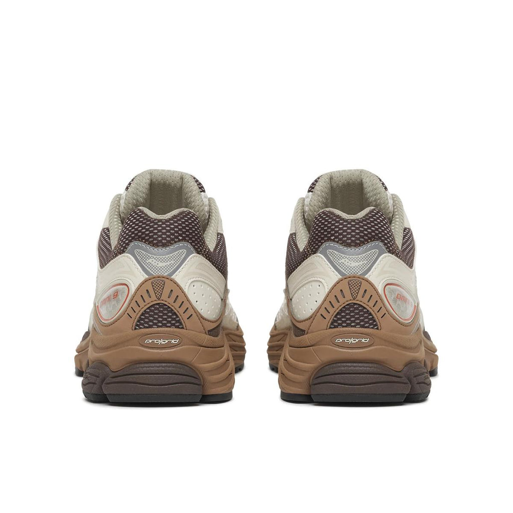 Saucony ProGrid Omni 9 — Crème / Marron