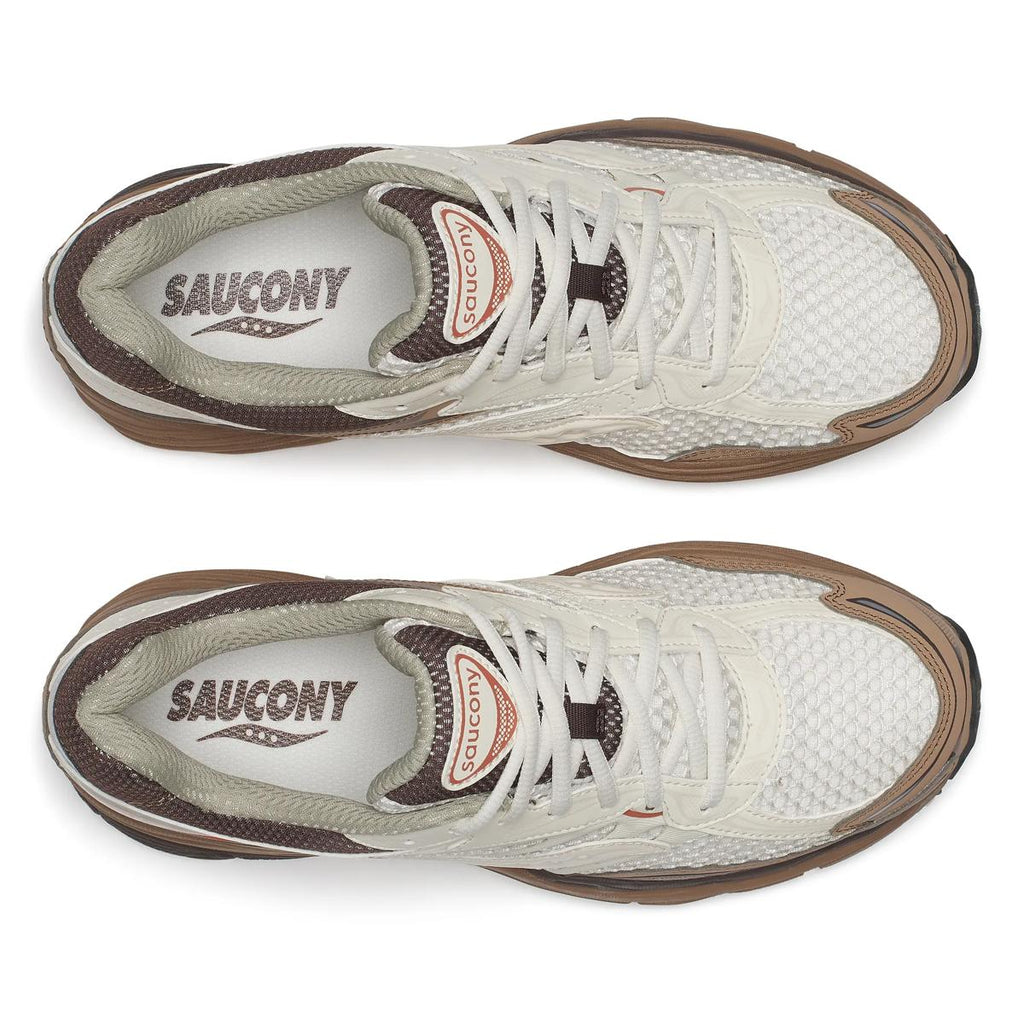 Saucony ProGrid Omni 9 — Crème / Marron