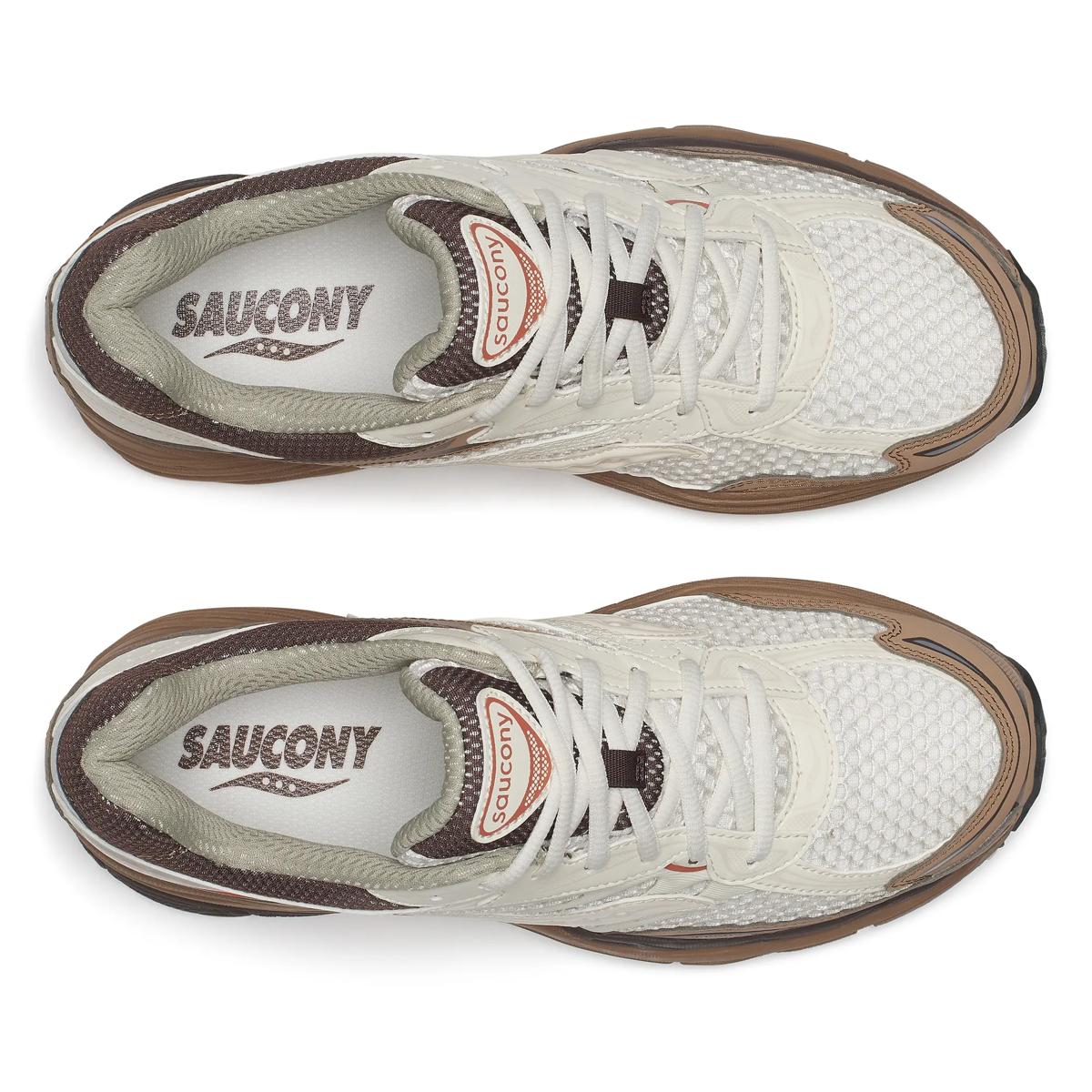 Saucony ProGrid Omni 9 — Crème / Marron