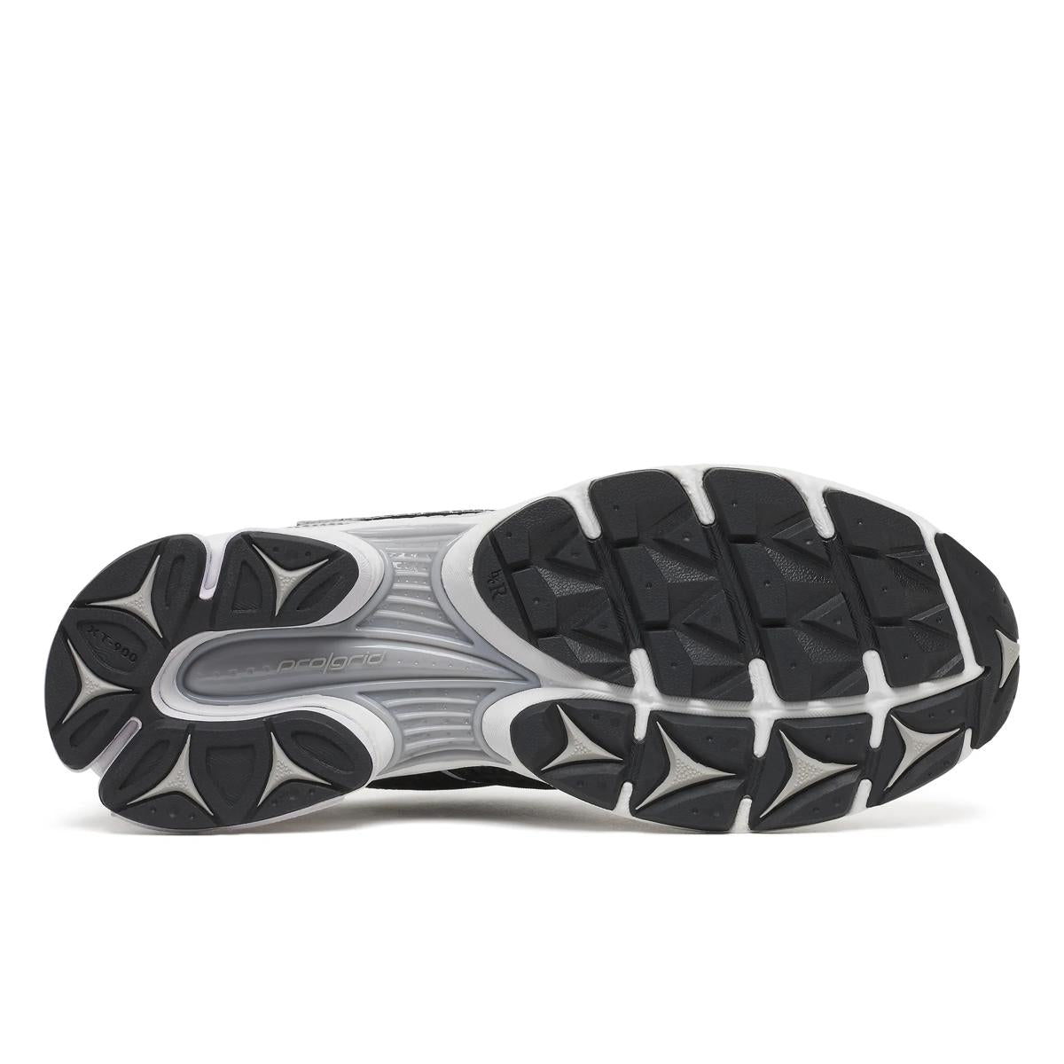 Saucony ProGrid Triumph 4 — Blanc / Noir / Argent