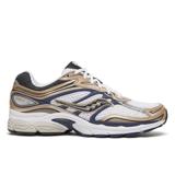 Saucony ProGrid Omni 9 — Blanc / Beige / Marine