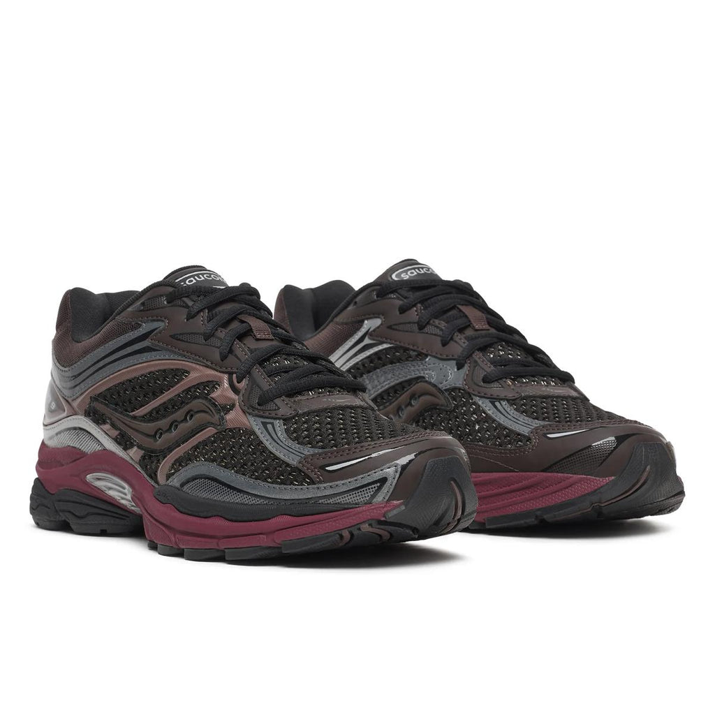 Saucony ProGrid Omni 9 — Noir / Bordeaux