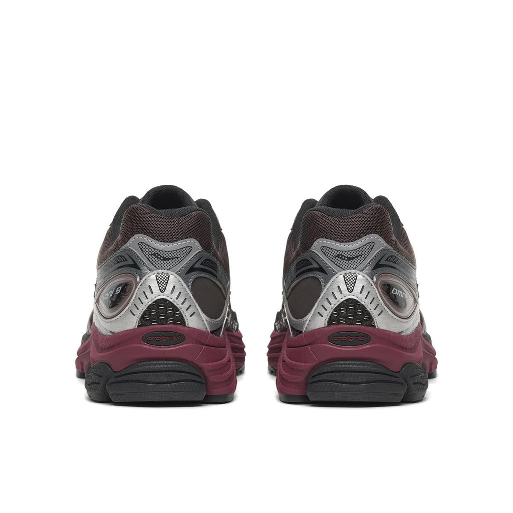 Saucony ProGrid Omni 9 — Noir / Bordeaux
