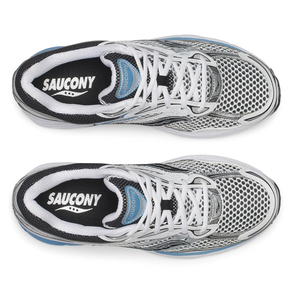 Saucony ProGrid Omni 9 — Argent / Bleu ciel