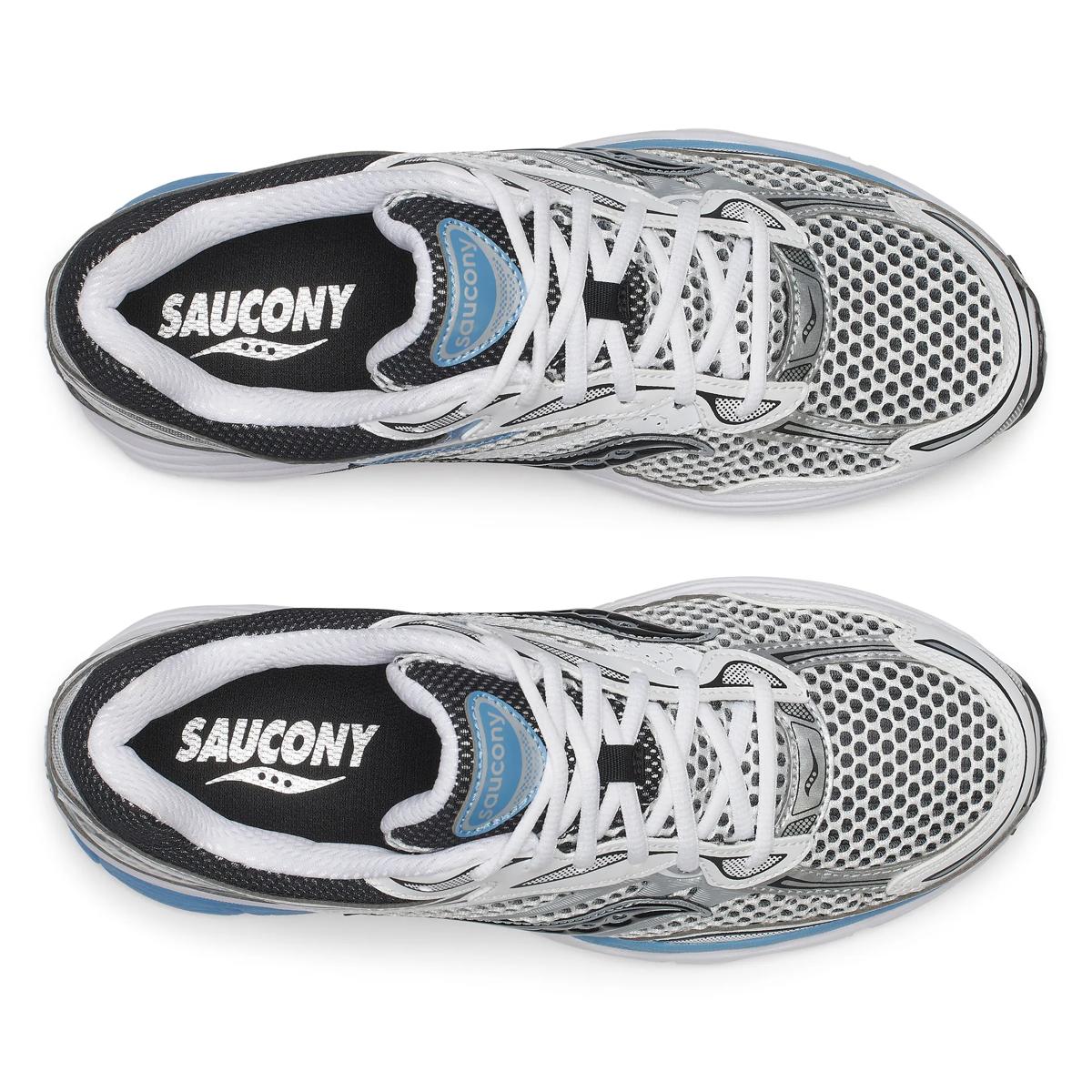 Saucony ProGrid Omni 9 — Argent / Bleu ciel