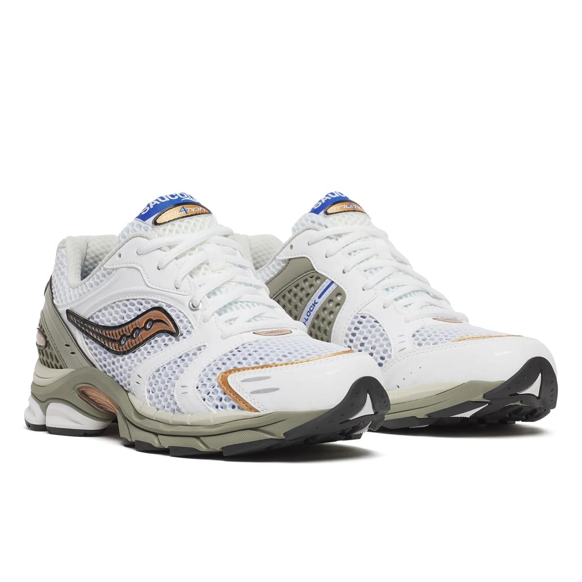 Saucony ProGrid Triumph 4 — Blanc / Cuivre
