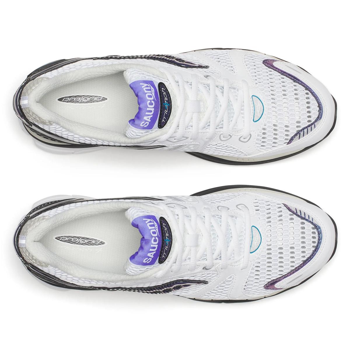 Saucony ProGrid Triumph 4 — Blanc / Noir / Lavande