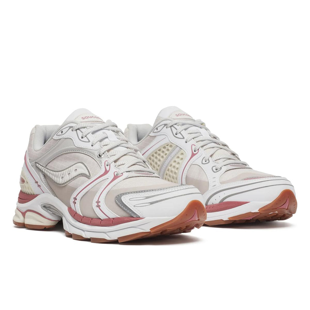 Saucony ProGrid Triumph 4 — Blanc / Rouge