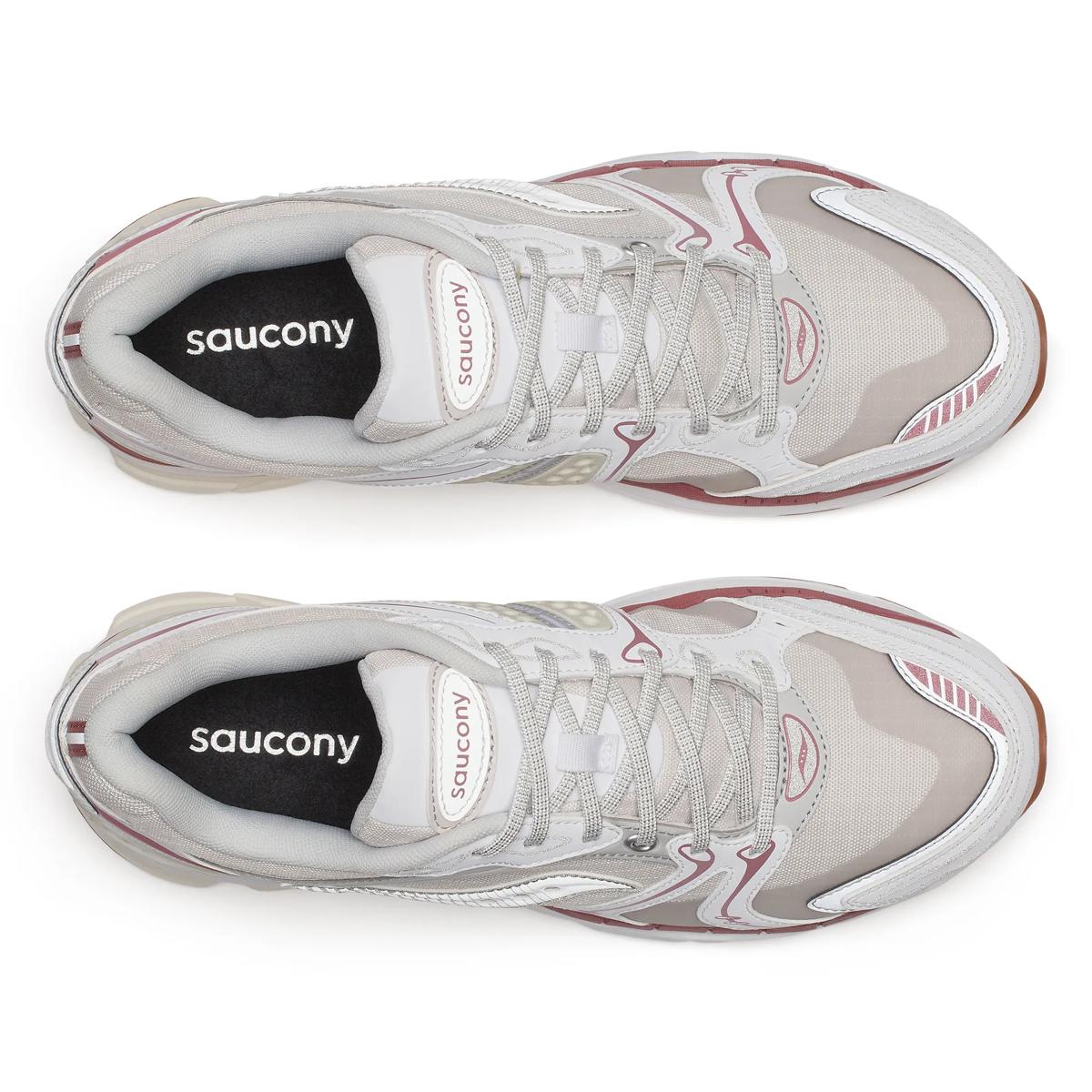 Saucony ProGrid Triumph 4 — Blanc / Rouge