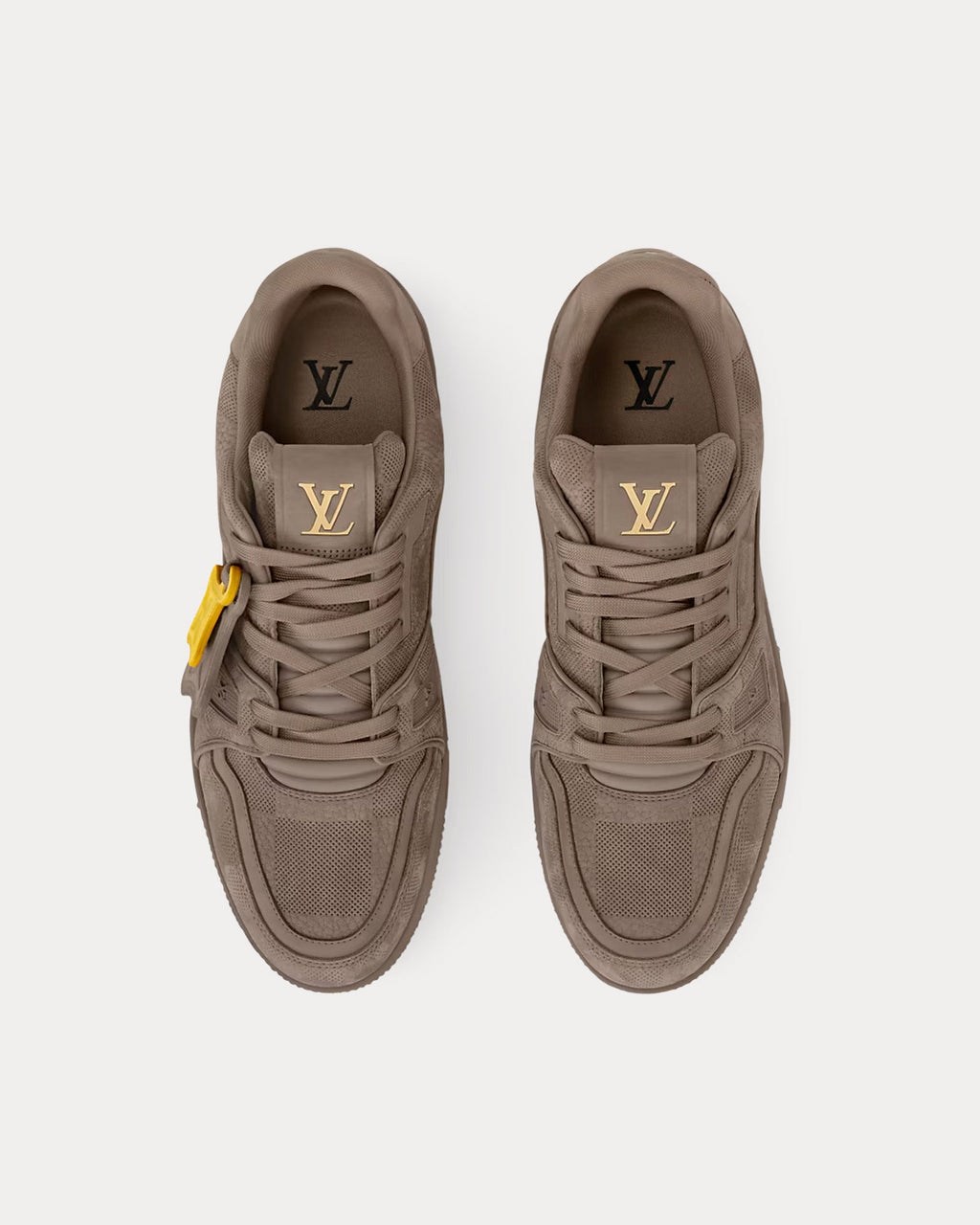LV Trainer Taupe Damier
