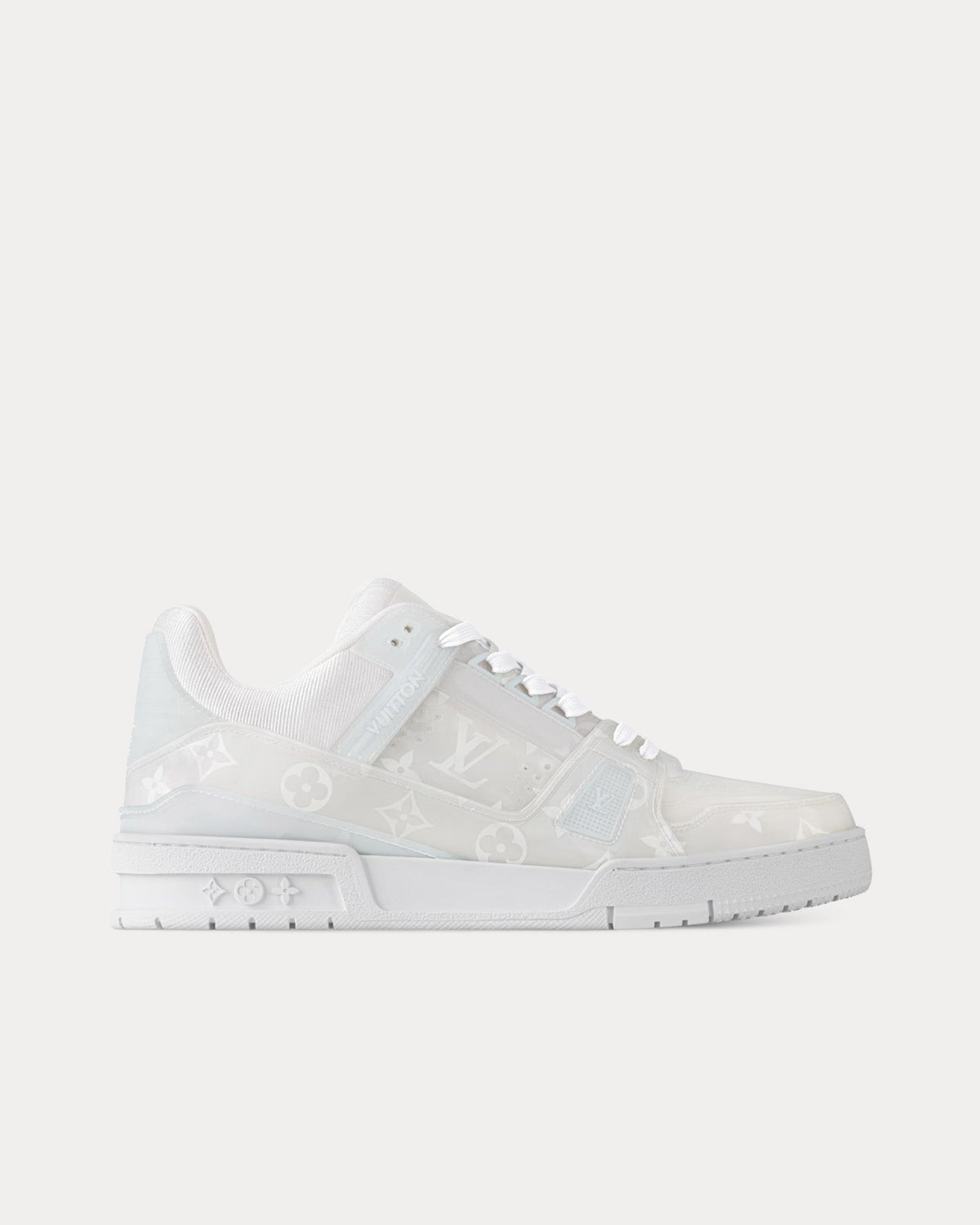 LV Trainer Blanc Monogram PVC
