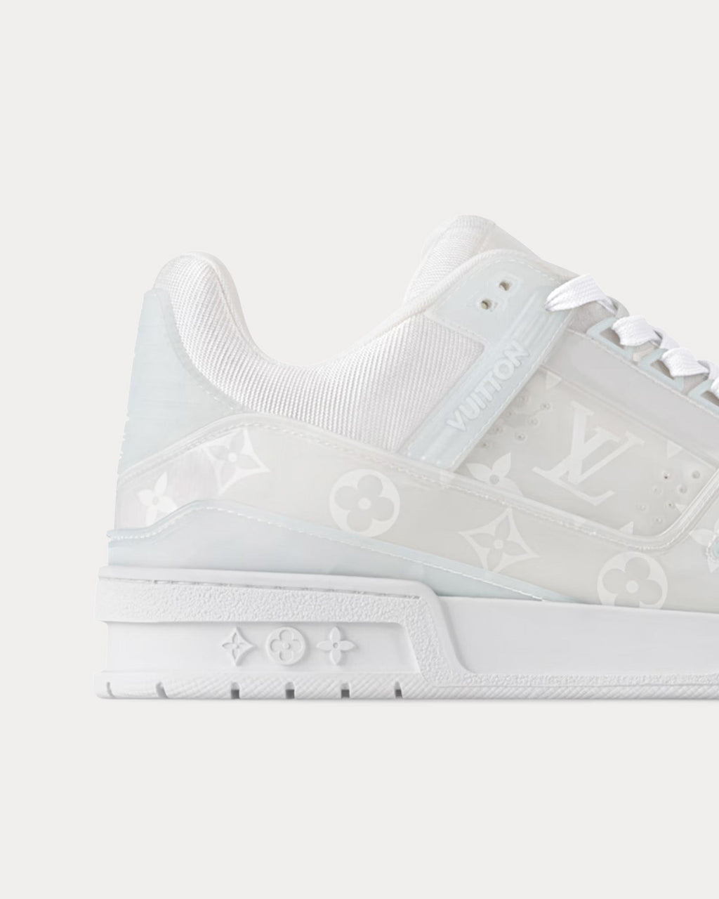 LV Trainer Blanc Monogram PVC