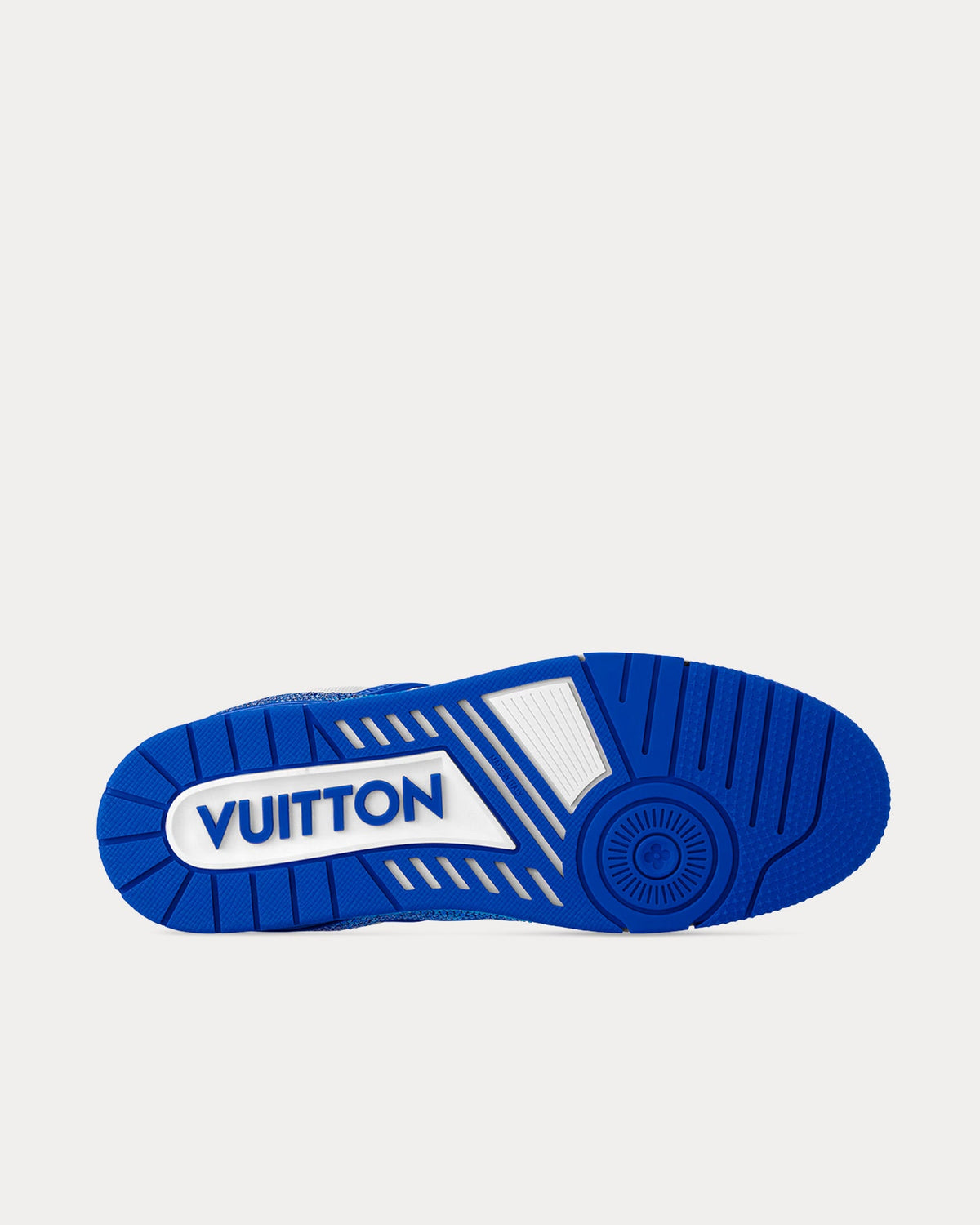 LV Trainer Bleu / Blanc cristaux