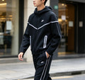 Nike Tech Fleece ensemble noir porté