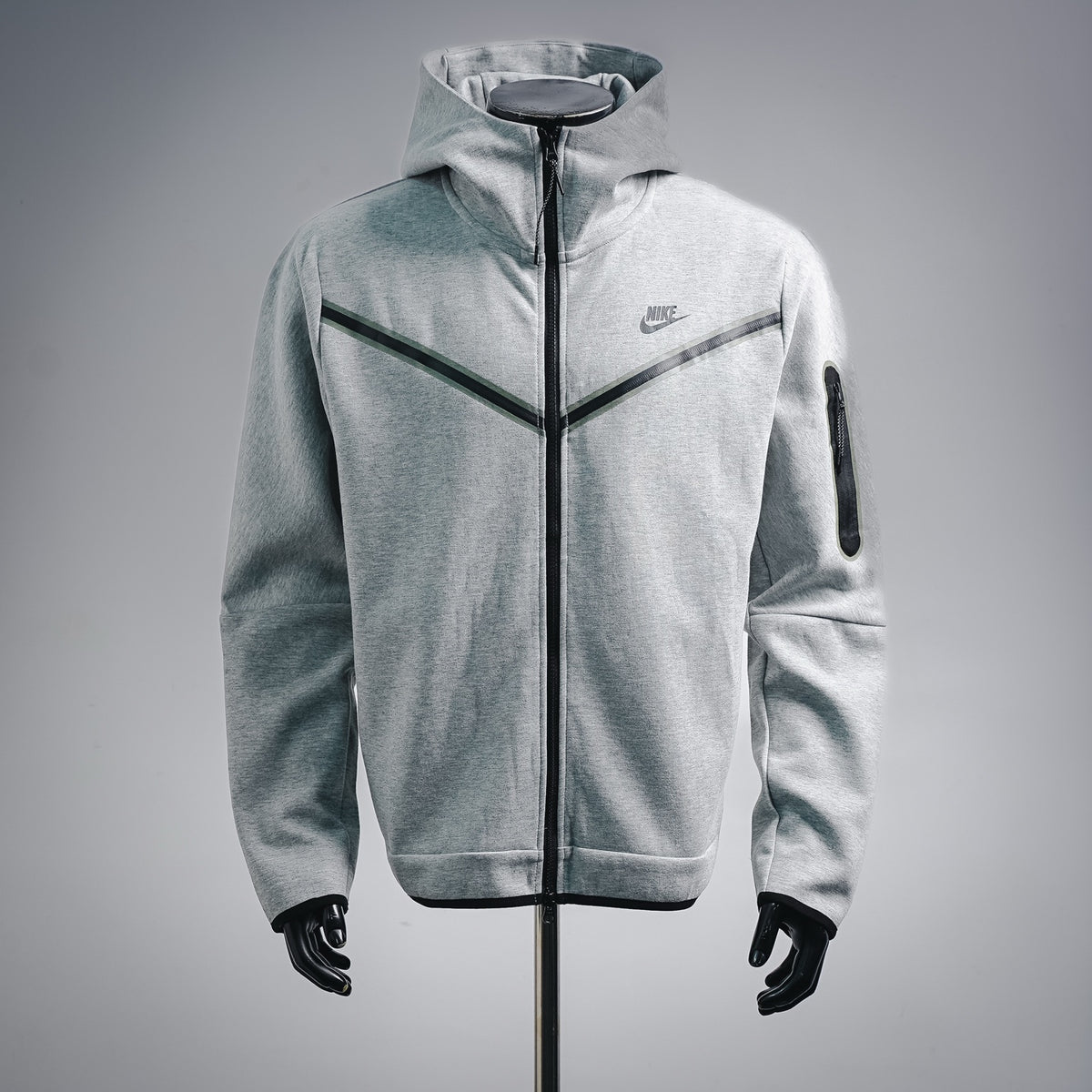 Nike Tech Fleece veste gris chiné