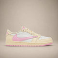 Nike Air Jordan 1 Low OG × Travis Scott — Sail / Shy Pink